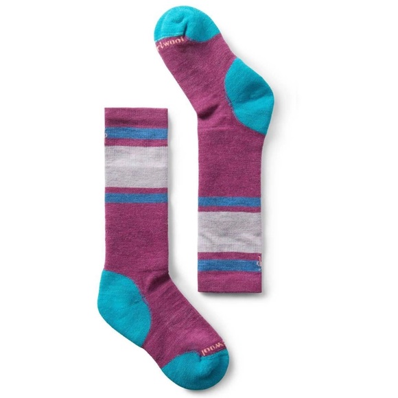 SmartWool kids Wintersport Pattern Ski Socks - Merino Wool, Over the Calf - Picture 1 of 5